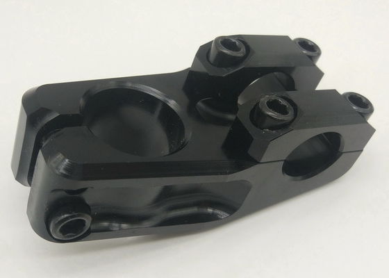 Parti su ordinazione della bicicletta del gambo della lega di CNC, accessori rossi della bici di BMX