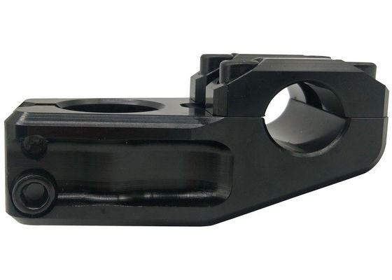 Parti su ordinazione della bicicletta del gambo della lega di CNC, accessori rossi della bici di BMX