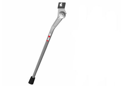 Collo di alluminio di soggiorno della catena della superficie lucidato Kickstand del lato della bici per la bici elettrica